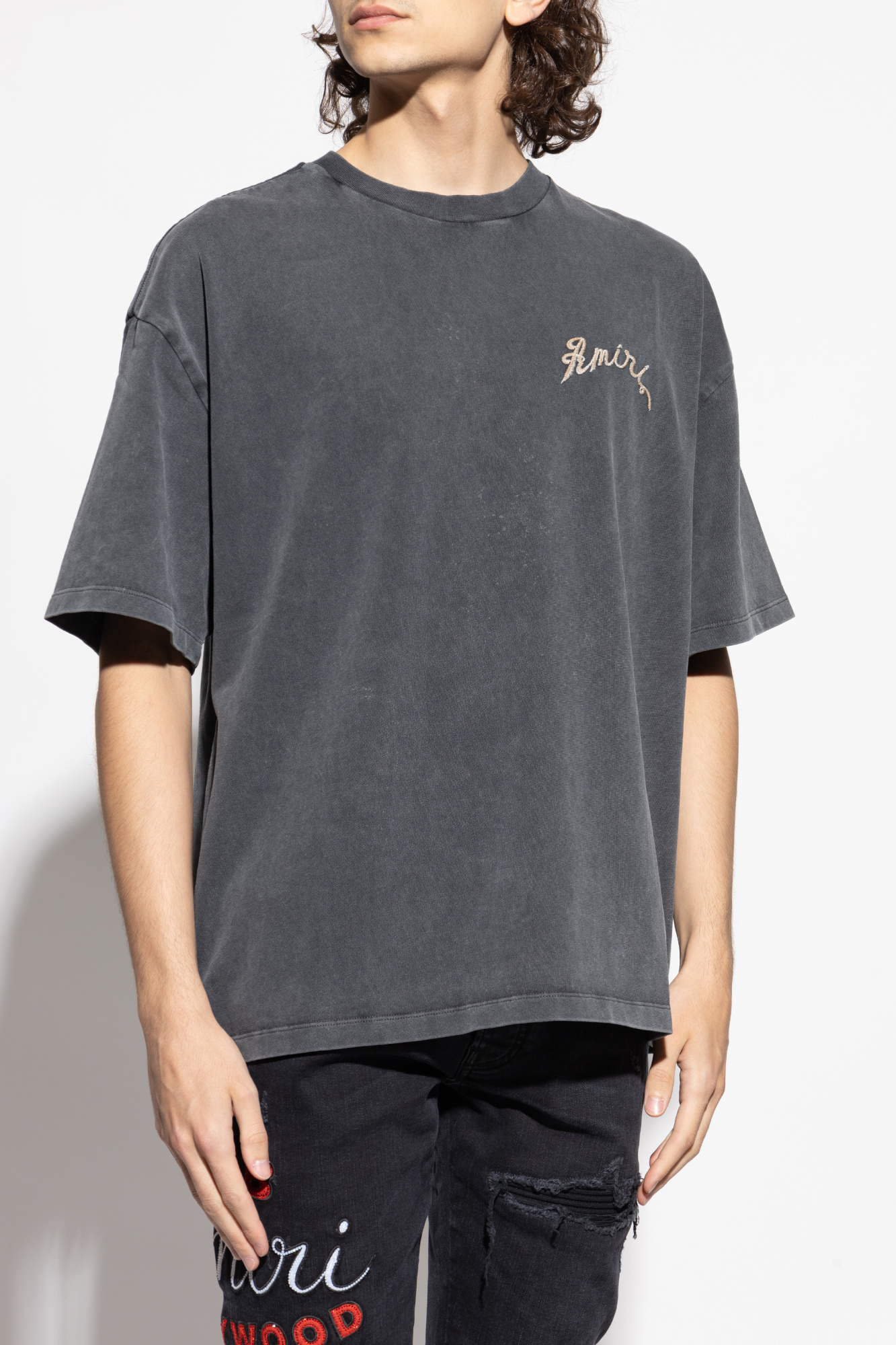 Amiri T-shirt with logo | Men's Clothing | Vitkac